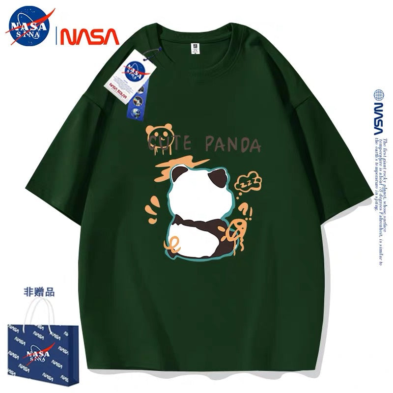 Cute Animals Panda Style T-Shirt Series | Back of Cute Panda Part2 - Kawaii Fashion Items for Child & Adult