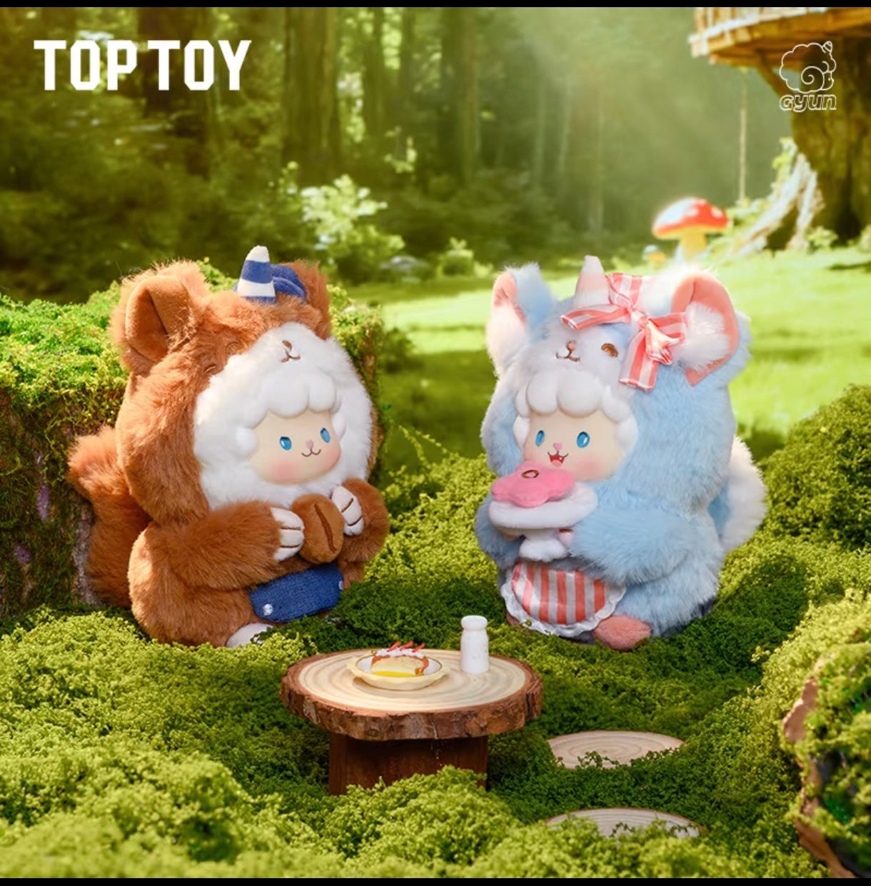 TOPTOY x Gyun: Big-Tailed Critter Crew Series Plush Pendant Blind Box