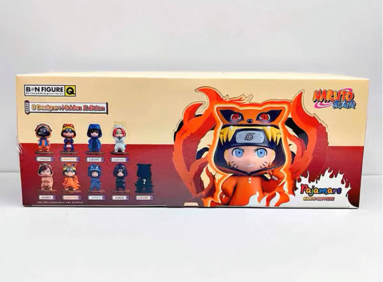 BN Figure X Naruto Ninja Part 1 Series Limited Edition | Naruto Shippuuden with Pajamas Naruto Sasuke Sakura Kakashi Gaara Hinata Itachi - Figure Collectable Toys Mystery Blind Box