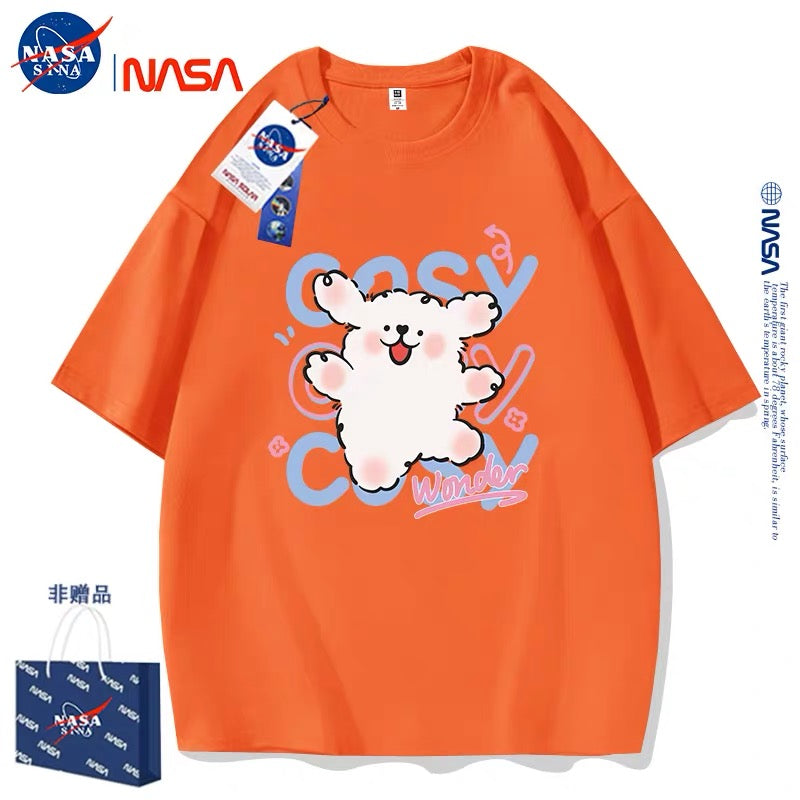 Cute Cartoon Doggie Maltese Puppy Style T-Shirt Series | Say Hello with Smile Part1 - Kawaii Fashion Items for Child & Adult