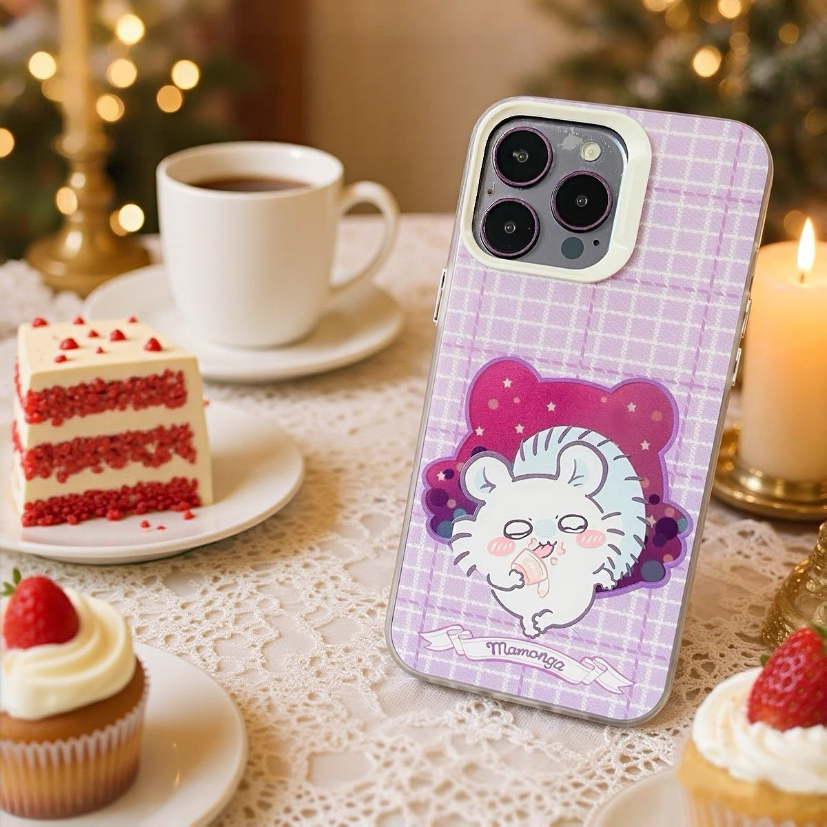 Japanese Cartoon ChiiKawa Daily with Icon Laser Case | Chiikawa Hachiware Usagi Momonga 4 Styles - iPhone Case 11 12 13 14 15 16 16e 17 17e 18 Pro Promax