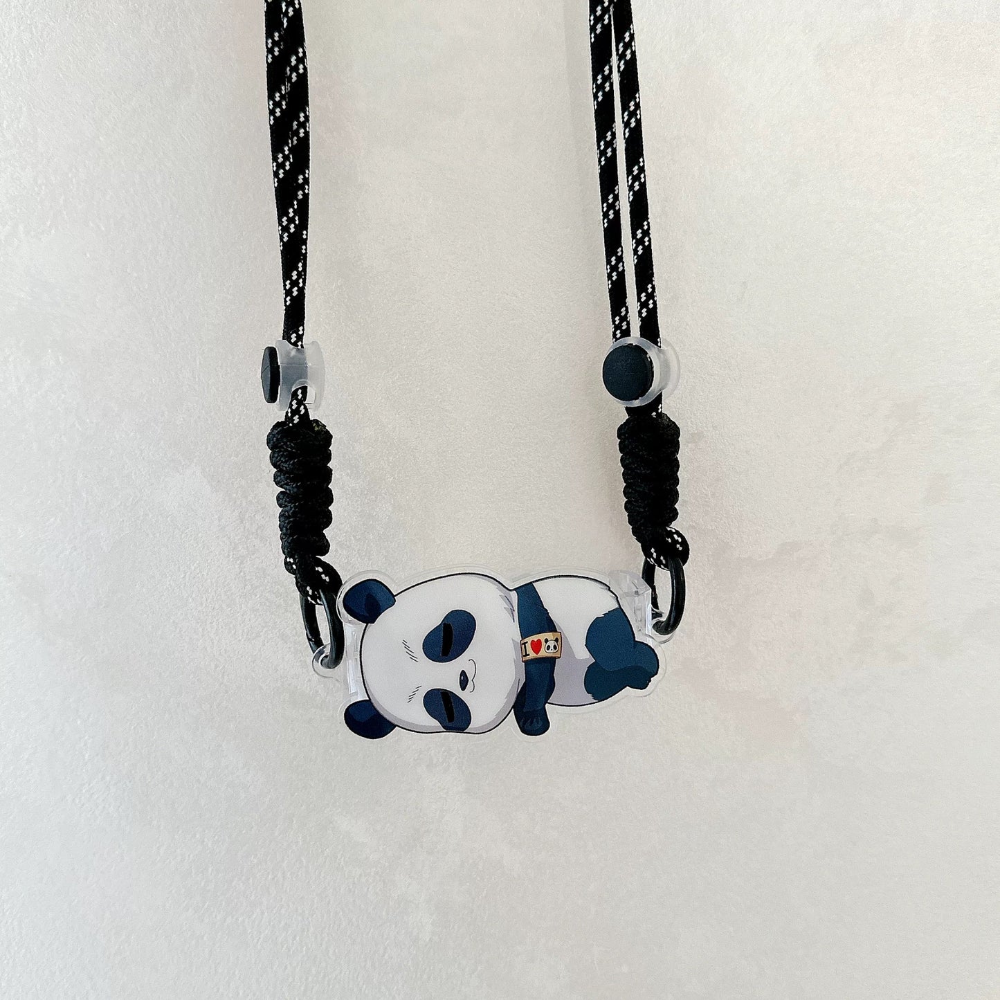 Japanese Anime Jujutsu Kaisen Phone Back Clip with Phone Lanyard | Satoru Yuji Megumi Nanami Kugisaki Nobara Inumaki Toge Zenin Maki Panda - for All Smart Phones KawaiiGiftLand