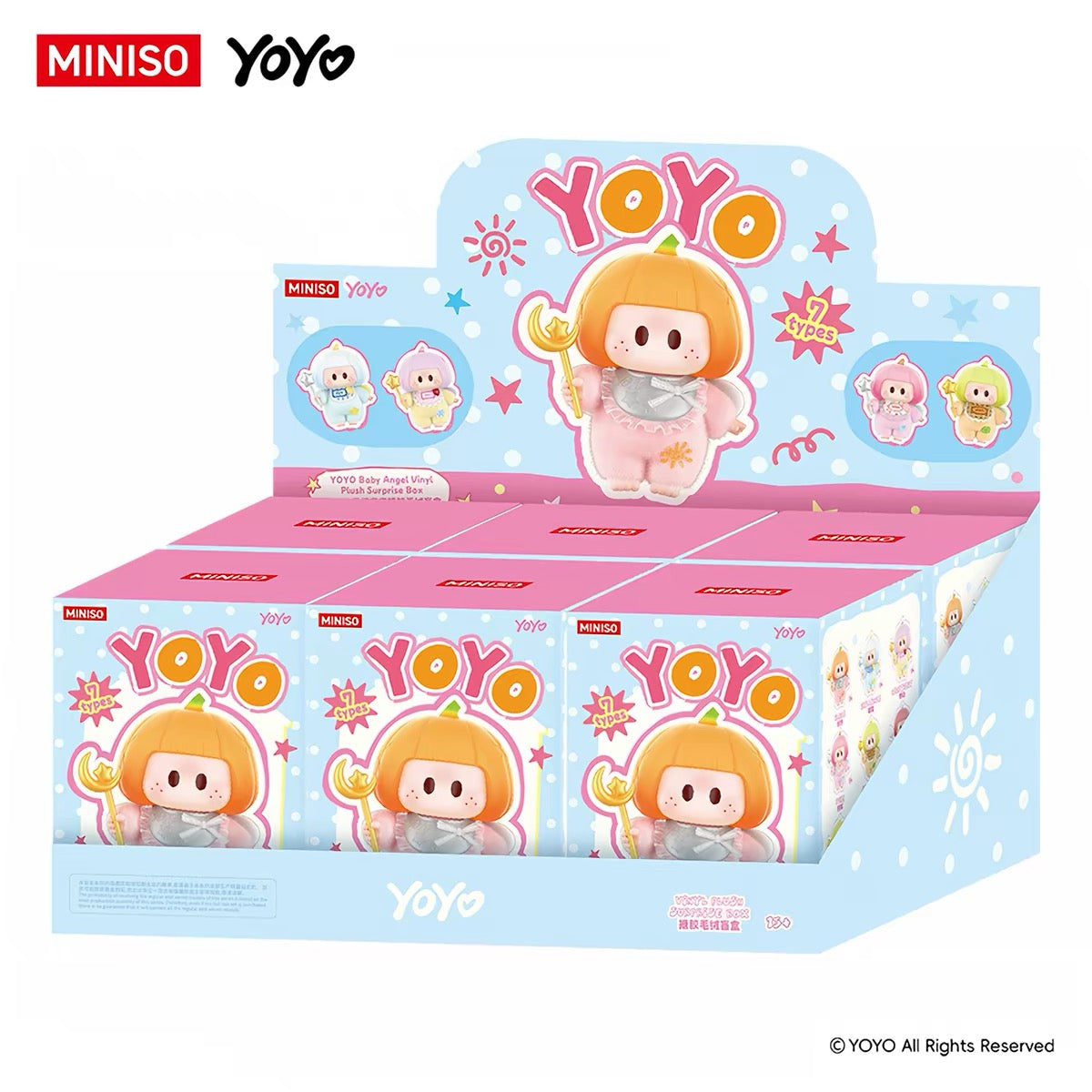 YOYO Chan Doll | Yoyo Angel Baby - Plush Vinyl Keychain Pendant Blind Box