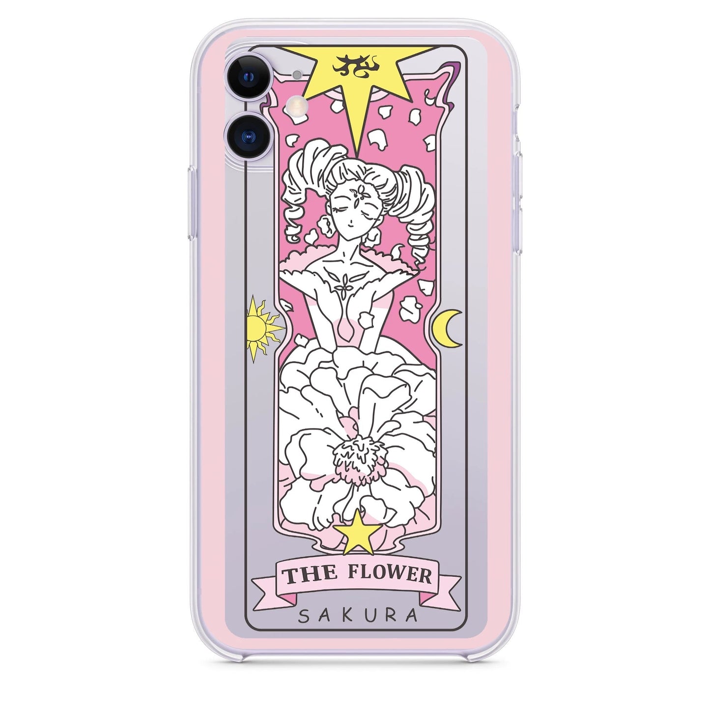 Cardcaptor Sakura Card Version Part 6 with Stand & Strap | The Flower & The Watery - iPhone Case PLUS SE2 XS XR X 11 12 13 14 15 16 16e 17 17e Pro Promax 12mini 13mini