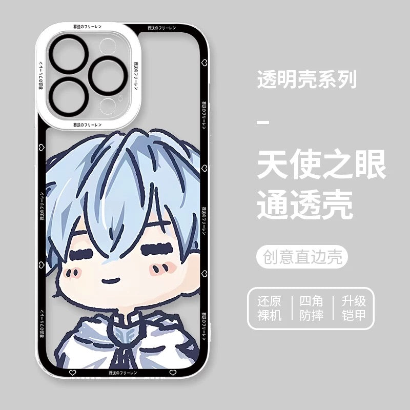 Japanese Anime FRIEREN Cute Style | Frieren Fern Himmel 3 Styles - iPhone Case PLUS SE2 XS XR X 11 12 13 14 15 16 16e 17 17e Pro Promax 12mini 13mini