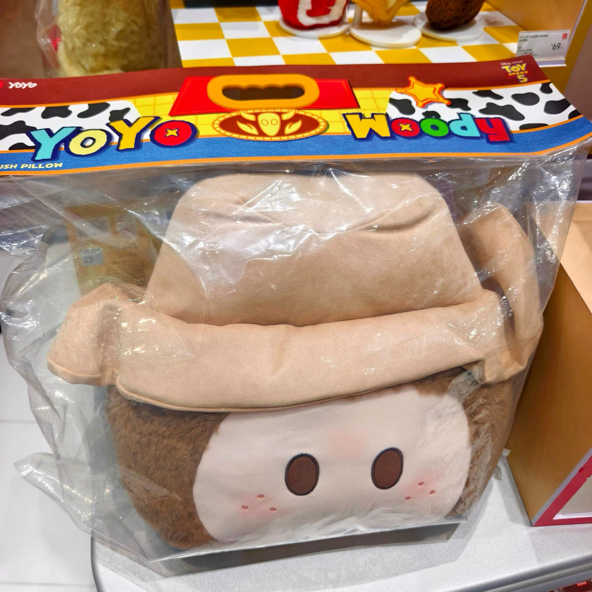 YOYO Chan x Toy Story 플러시 인형 스페셜 에디션 | YOYO Woody 쿠션 - 컬렉터블 토이