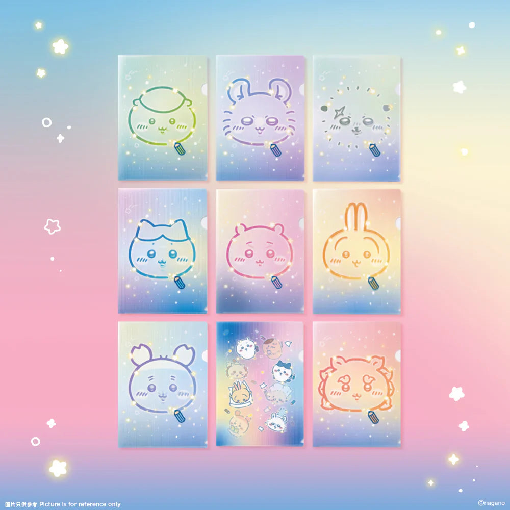 ChiiKawa ChiiKawa Go Round Limited Series ChiiKawa Hachiware Usagi Momonga Kurimanju Rakko Shisa Crab cute A4 Lenticular Folder Mystery Box alternate product view 10