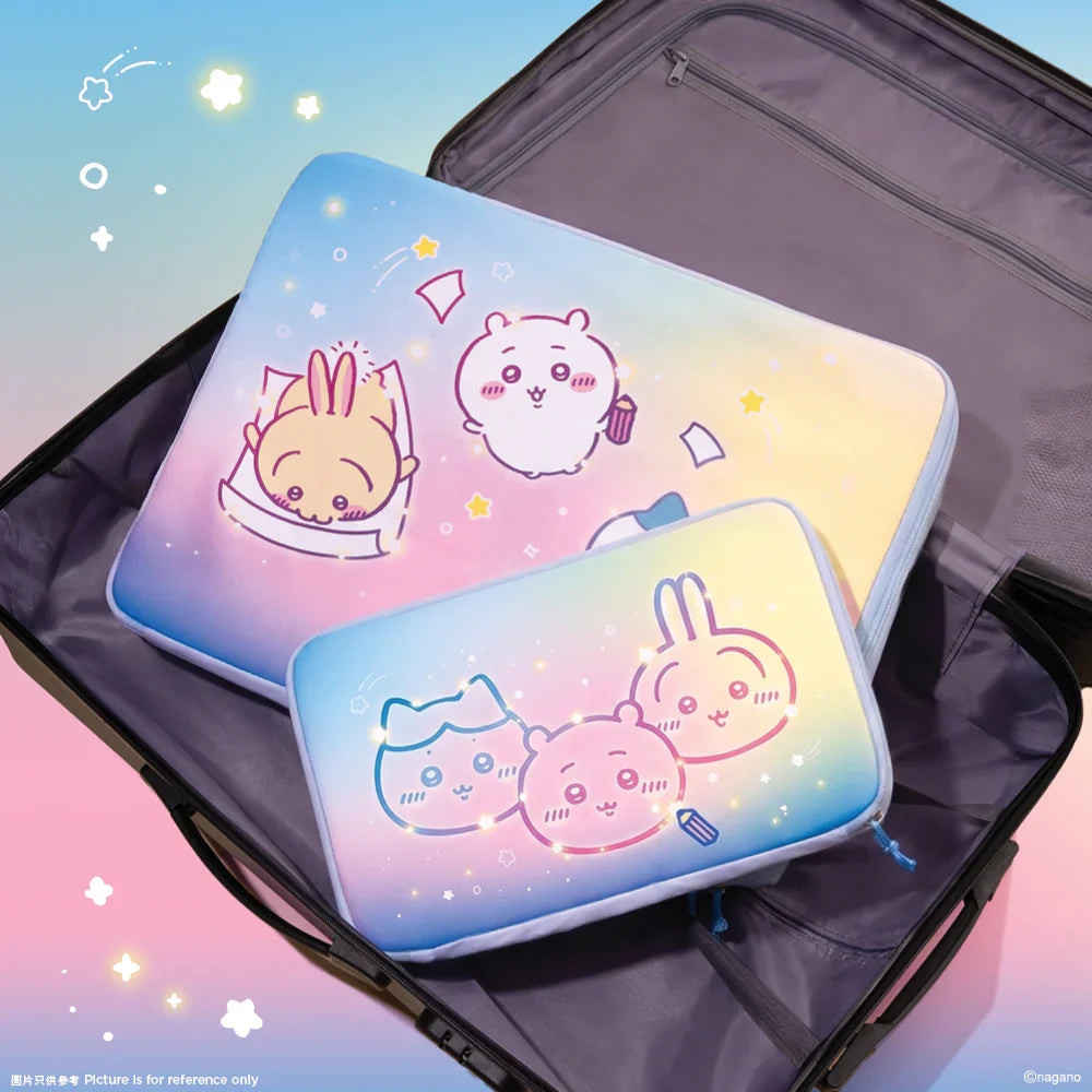 ChiiKawa ChiiKawa Go Round Limited Series ChiiKawa Hachiware Usagi cute Travel Organiser Bag Set (Set of 2) main product view