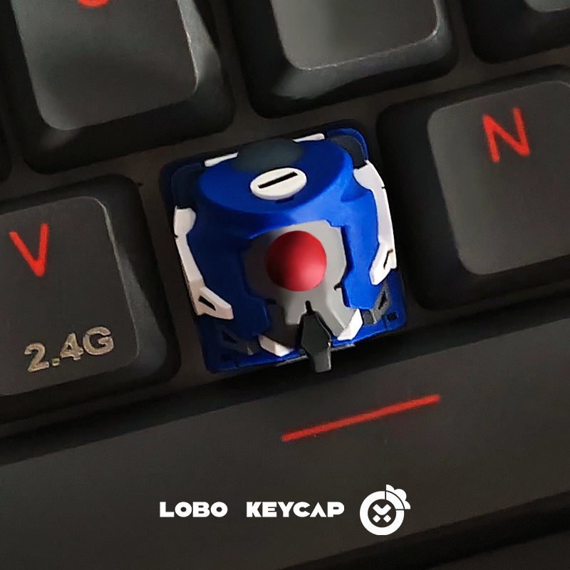 Lobo Keyboard Keycap Evangelion- Original Resin Art Custom Cartoon Cute Keycap for Office Pc Gamer Accessories