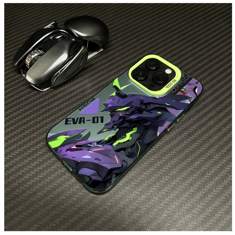 Japanese Anime Evangelion 01 Cases | iPhone Case PLUS SE2 11 12 13 14 15 16e 16 17 17e Pro Promax 12mini 13mini
