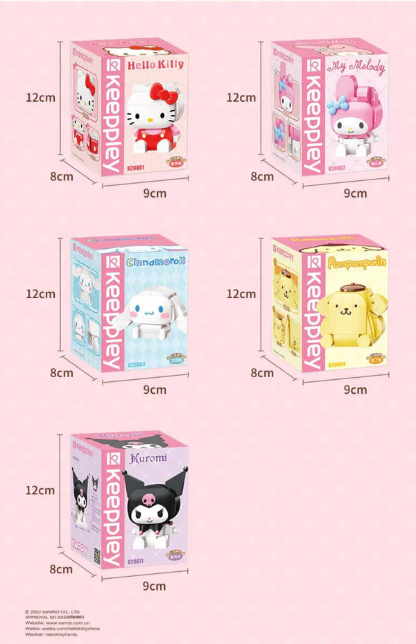 Sanrio Cinnamoroll Building Blocks Toy Collections KawaiiGiftLand