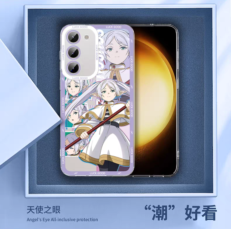 Japanese Anime FRIEREN | Shy Frieren - Phone Case Samsung Galaxy S26 S25 S24 S23 S22 S21 FE Ultra