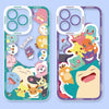 Japan Cartoon Pokemon Be with you Version | All Around you & Smile to you - iPhone Case PLUS SE2 XS XR X 11 12 13 14 15 16 16e 17 17e Pro Promax 12mini 13mini