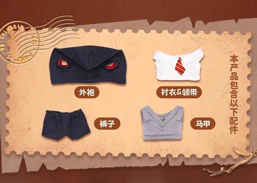 GONG x Harry Magical School Wizard Witch Push Doll | Magical School Characters - Cute Kawaii Mini Doll Can Change Outfits Mystery Blind Box