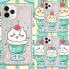 Japanese Cartoon ChiiKawa Ice Cream Cup | Chiikawa Hachiware Usagi Glitter QuickSand - Phone Case Samsung Galaxy S26 S25 S24 S23 S22 S21 FE Ultra Edge