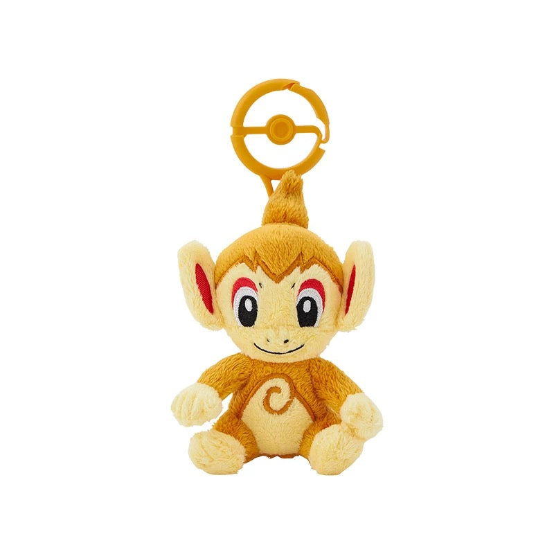 Japan Cartoon Pokemon Center Pokeball Keychain 4th & 5th Generation | Turtwig Chimchar Piplup Snivy Tepig Oshawott - Mascot Mini Plush Doll KawaiiGiftLand