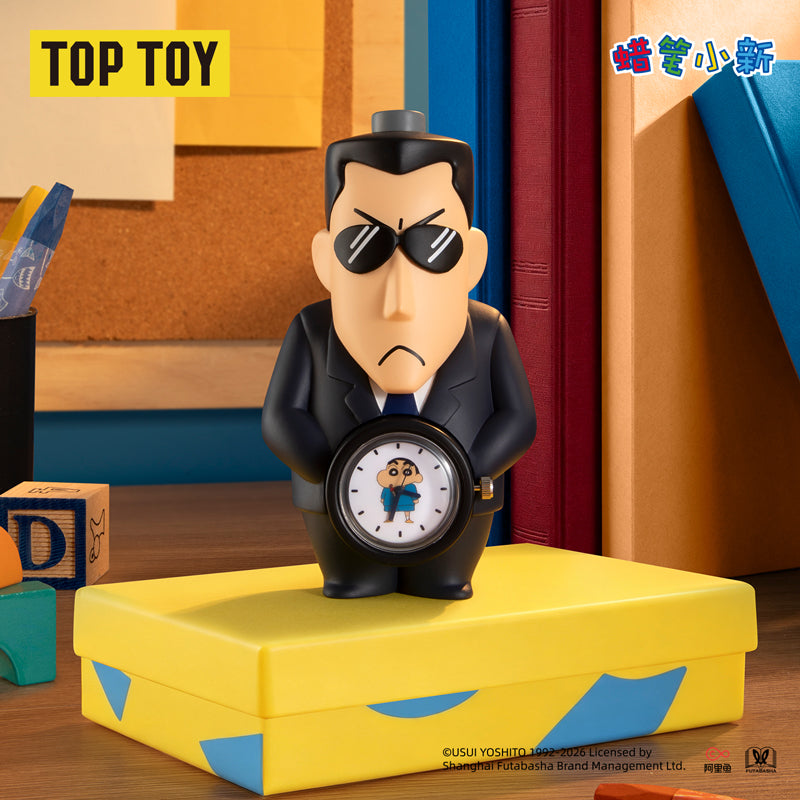 Kuro clock figurine - Crayon Shin-chan Action Time Series blind box