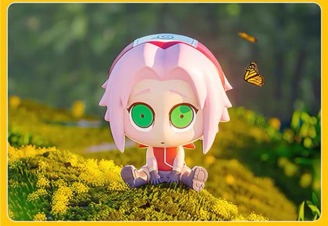 Miniso X Naruto Ninja Mini Sitting Part 1 Series Limited Edition | Naruto Shippuuden Naruto Sasuke Sakura Kakashi Gaara Lee -  Figure Keychain Collectable Toys Mystery Blind Box