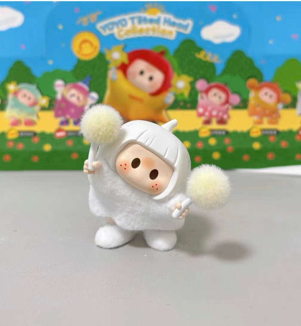 ฟิกเกอร์จิ๋ว YOYO Chan ชุดที่ 1 | คอลเลกชัน YOYO เอียงหัว - ของเล่นสะสมแบบสุ่ม (Mystery Blind Box)