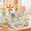 Mini Block Building Flower Series 3 | Lily Flower Camellia Hyacinth - Tiny Particle Assembly DIY Handmade Gift