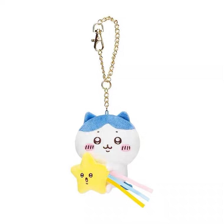 Japan ChiiKawa with Shooting Star | ChiiKawa Hachiware Usagi - Mini Plush Doll Keychain KawaiiGiftLand