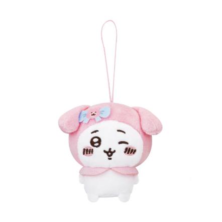 Japan Sanrio x ChiiKawa  | ChiiKawa Hachiware Usagi Momonga Kurimanju with Sanrio Characters - Mini Plush Doll keychain KawaiiGiftLand