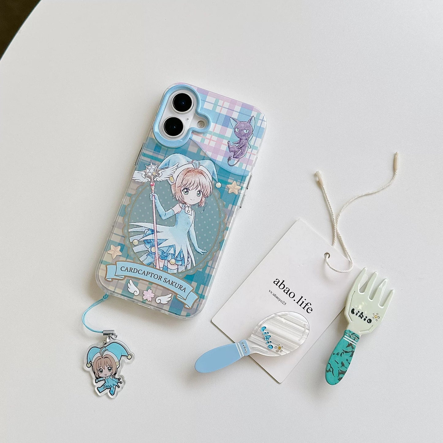 CardCaptorSakura Comic Laser Case | Sakura Cosplay 4 Styles - Phone Case Samsung Galaxy S26 S25 S24 S23 S22 S21 FE Ultra Edge