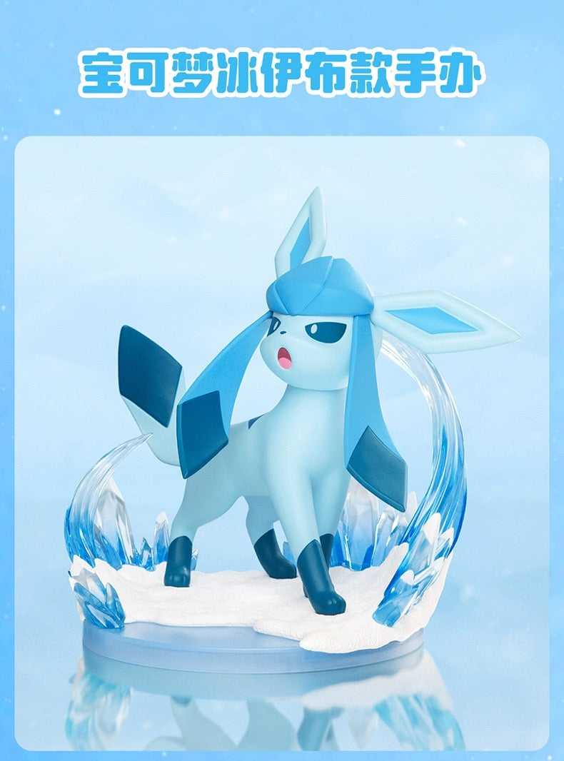 Pokemon 17cm Eevee Evolution Evolve Version | Glaceon Leafeon - Toy Collection KawaiiGiftLand