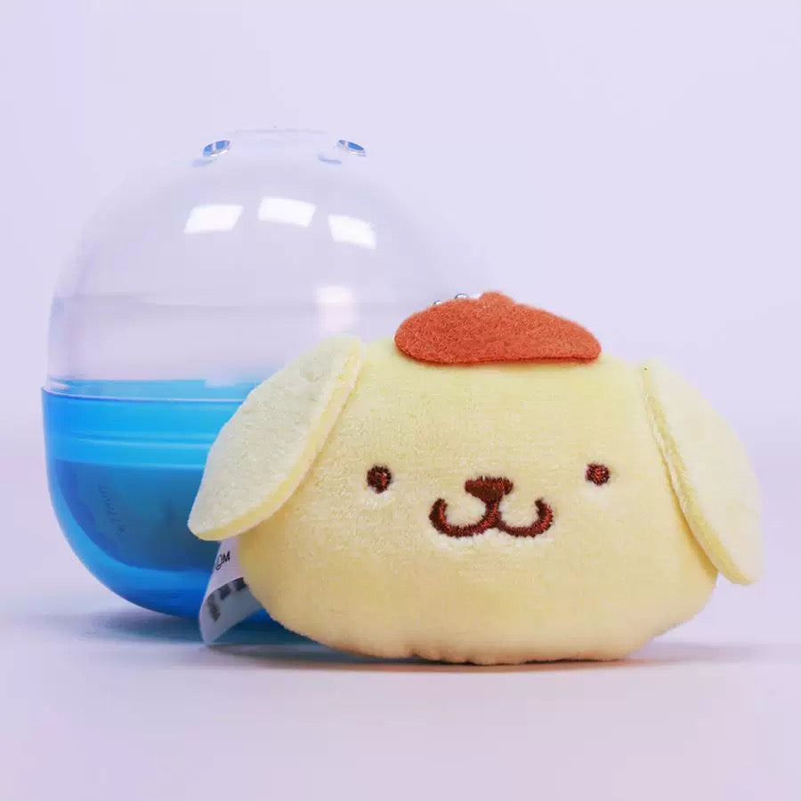 Japan YUMEYA Sanrio Characters Part 5 Plush Keychain | Pompompurin - Full Set of 4 KawaiiGiftLand