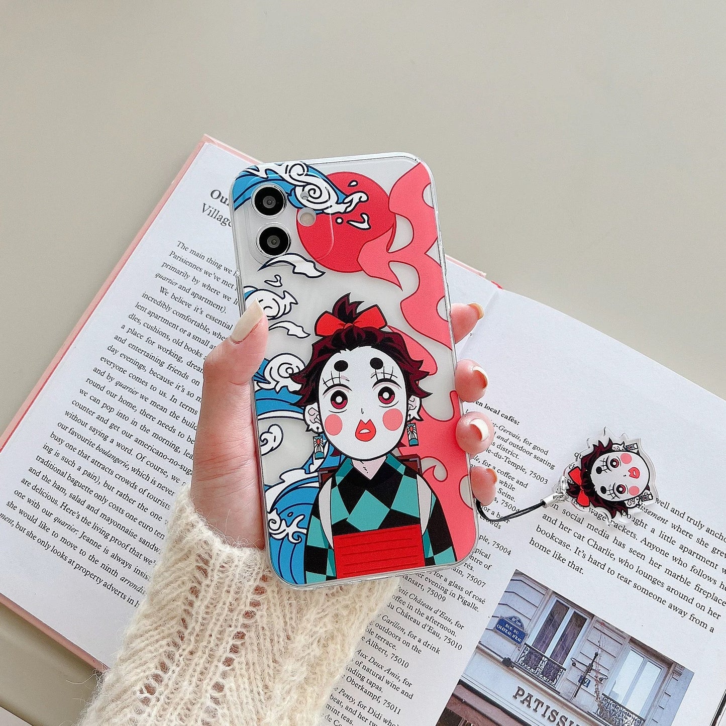 Japanese Anime Kimetsu no Yaiba Demon Slayer Girl Look | Tanjiro Zenitsu  Inosuke - iPhone Case 7 8 PLUS SE2 XS XR X 11 12 13 14 Pro Promax 12mini 13mini KawaiiGiftLand
