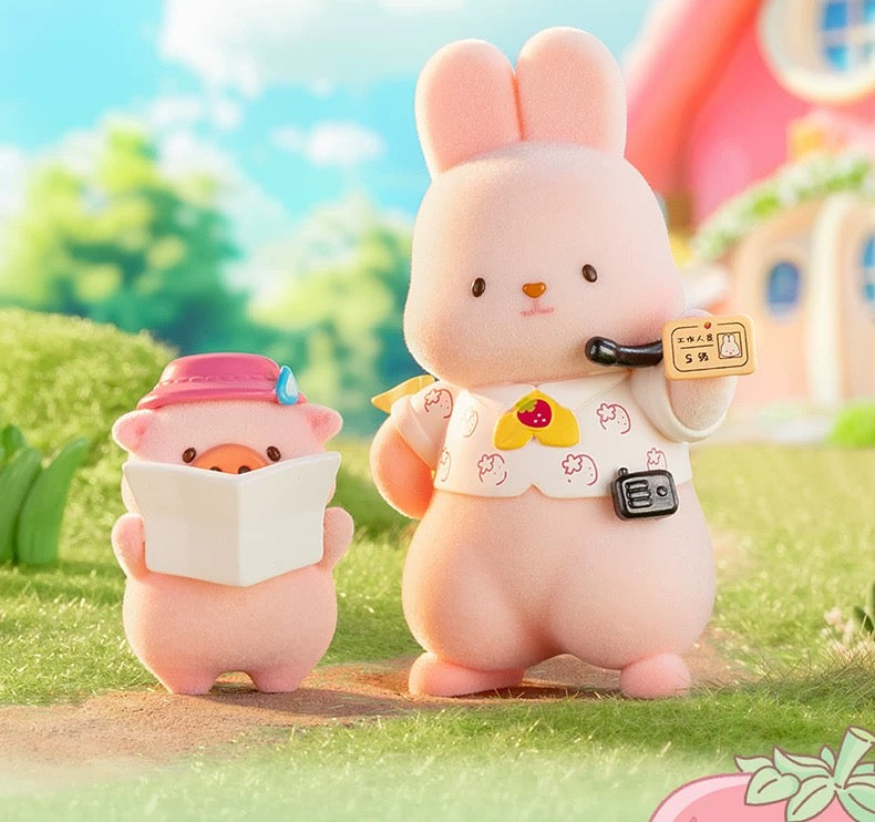 Momo with Bunny Kawaii Lovely Characters | Strawberry Town -Toy Collection Mystery Blind Box KawaiiGiftLand