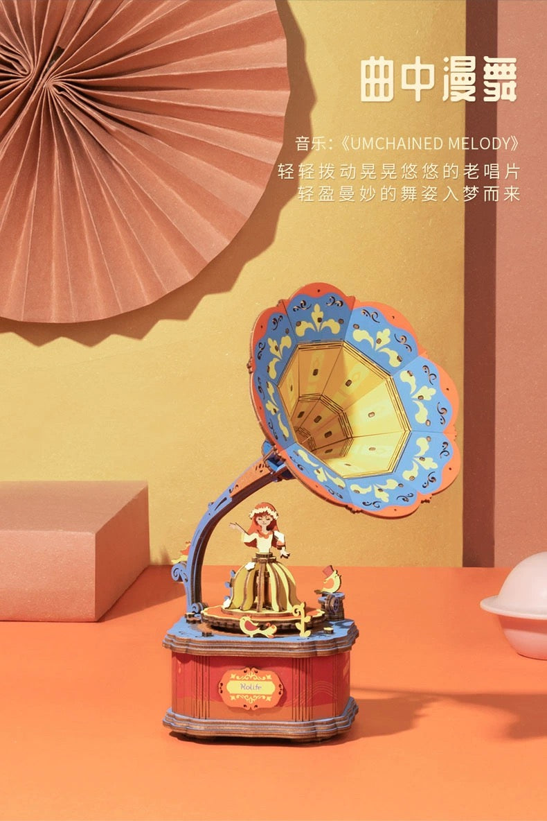 Craft Kits Wooden Music Box | Magic Fantasy Fairy Tale - DIY Handmade Mini World Miniature Gift