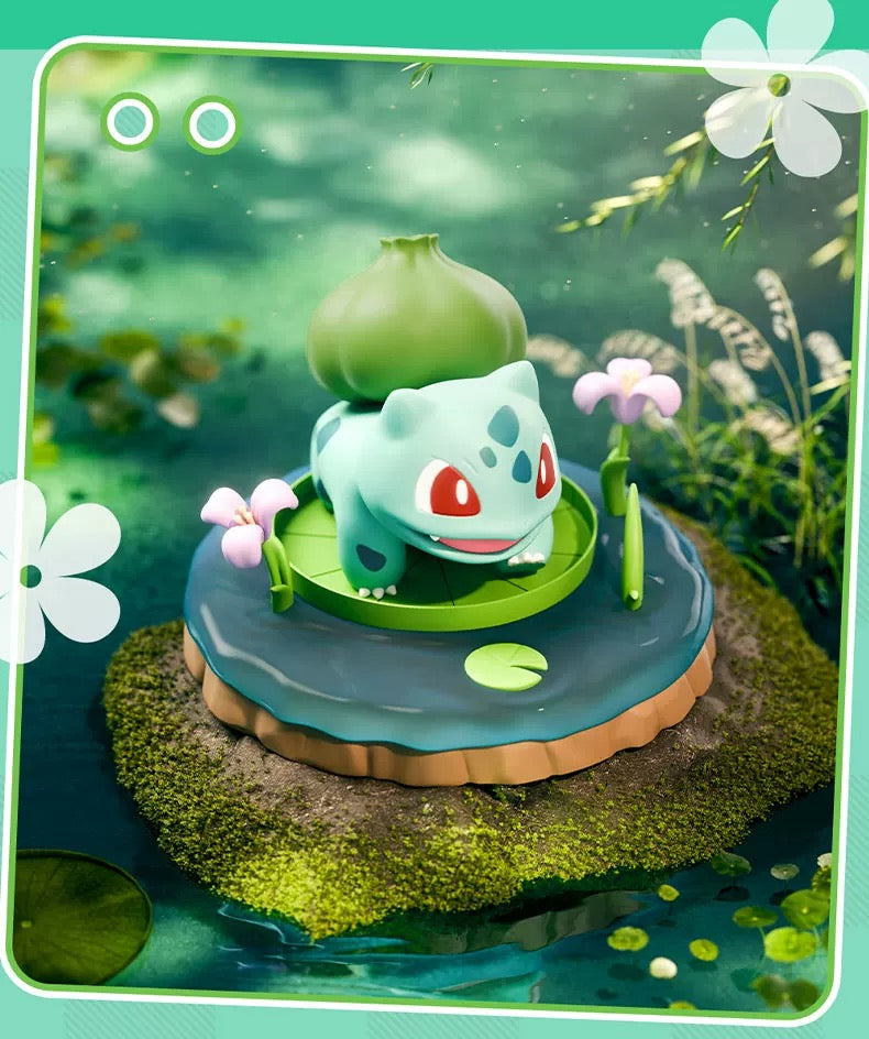 Pokemon Natural Fun Holiday Series | Pikachu Bulbasaur Eevee Psyduck Slowpoke Meowth - Anime Collectable Toys Figure KawaiiGiftLand