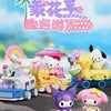Sanrio Summer Parade of Floats | Hello Kitty My Melody Kuromi Cinnamoroll Pompompurin Pochacco - Train Car can Move Building Blocks Toy Collections