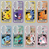 Japan Cartoon Pokemon Half Face Version | Pichu Pikachu Gastly Gengar Psyduck Golduck Charmander Charizard Squirtle Blastoise Bulbasaur Venusaur Eevee Sylveon Jigglypuff Wigglytuff - Phone Case Samsung Galaxy S26 S25 S24 S23 S22 S21 FE Ultra Edge