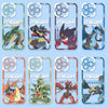 Japan Cartoon Pokemon Mega Evolution | Rayquaza Lucario Gengar Charizard X Y Tyranitar Scizor Metagross - iPhone Case PLUS SE2 XS XR X 11 12 13 14 15 16 16e 17 17e Pro Promax 12mini 13mini