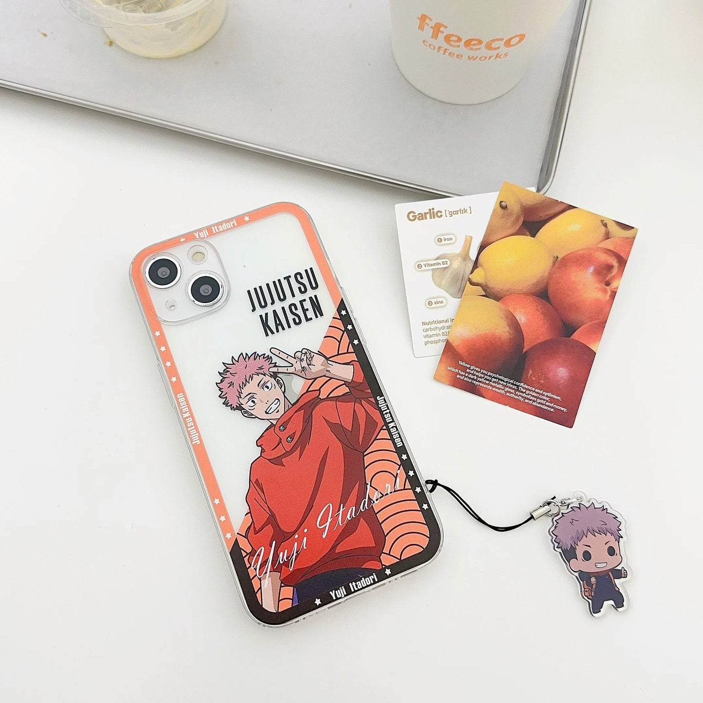 Japanese Anime Jujutsu Kaisen Clean Phone Case with Strap | Satoru Yuji Megumi Inumaki Toge - iPhone Case 7 8 PLUS SE2 XS XR X 11 12 13 14 15 16 Pro Promax 12mini 13mini KawaiiGiftLand