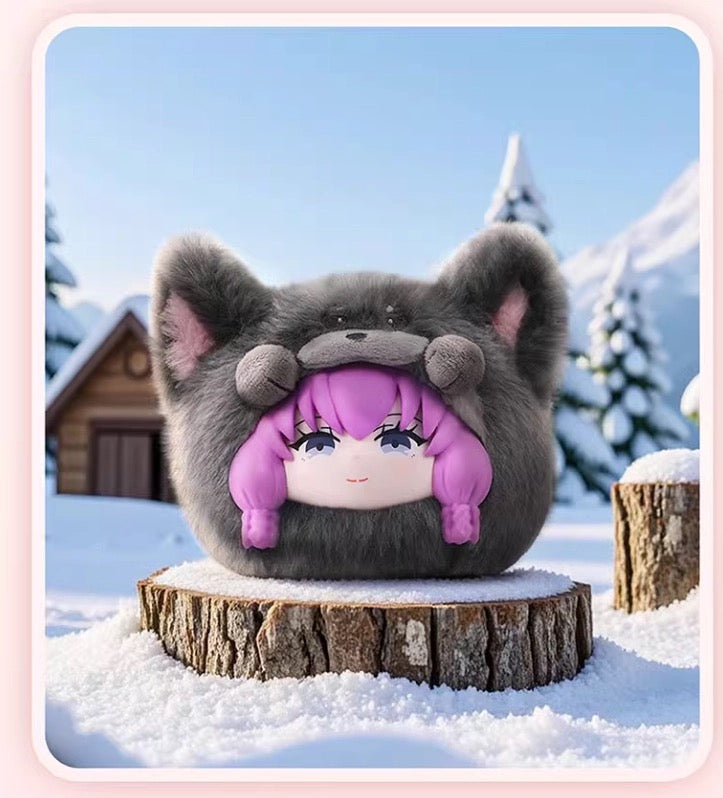 EAKI X FRIEREN Part 1 Series The Animal Party Edition | Frieren Fern Stark Himmel Flamme Aura - Vinyl Face Plush Doll Figure Keychain Collectable Toys Mystery Blind Box