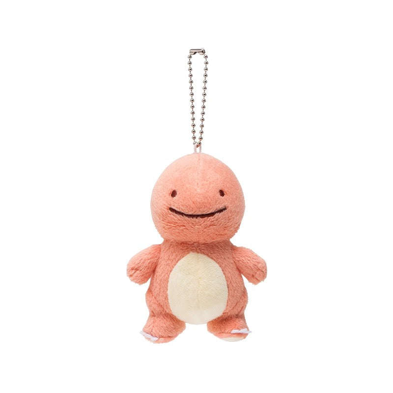 Japan Cartoon Pokemon Center Ditto Crossover | Pikachu Charmander Squirtle Bulbasaur Clefairy Pippi - Mascot Plush Doll Mini Plush Doll Keychain KawaiiGiftLand