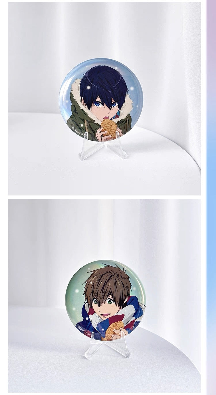 Japanese Anime Free! Iwatobi Swim Club Good Memories Series Fridge Magnets | Haruka Makoto Kirishima Shiina - Cute Kawaii Item Blind Bag
