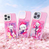 Japanese Comic Saint Tail Laser Case | Part2 Pink Stripe 3 Styles - iPhone Case 11 12 13 14 15 16 16e 17 17e Pro Promax