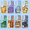 Japan Cartoon Pokemon Fatty Cute Drawing | Pikachu Gengar Squirtle Psyduck Bulbasaur Charmander Eevee Gible - Phone Case Samsung Galaxy S26 S25 S24 S23 S22 S21 FE Ultra