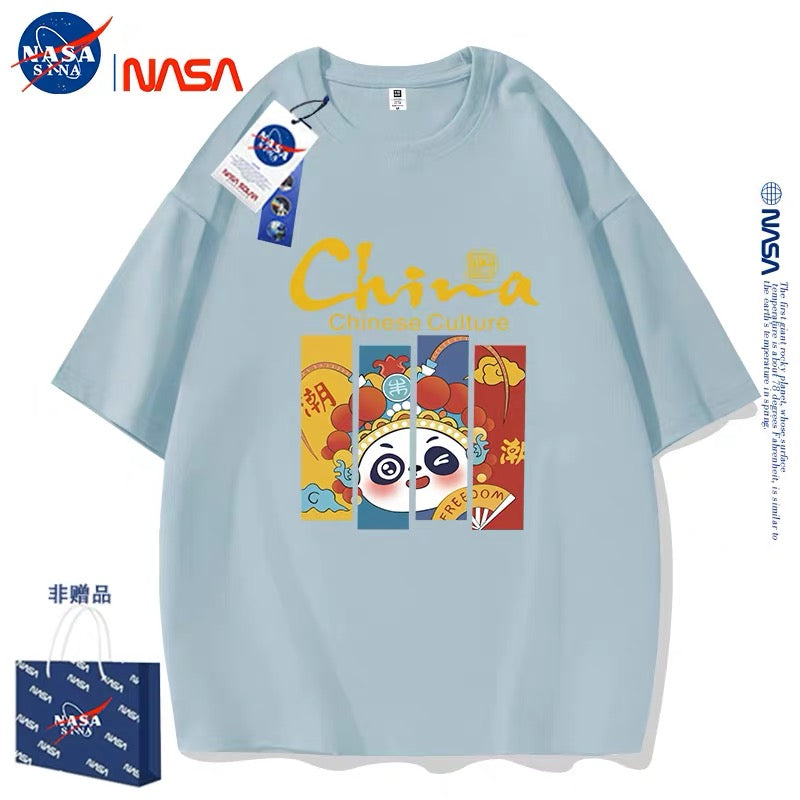 Cute Animals Panda Style T-Shirt Series | Chinese Style Panda Part2 - Kawaii Fashion Items for Child & Adult