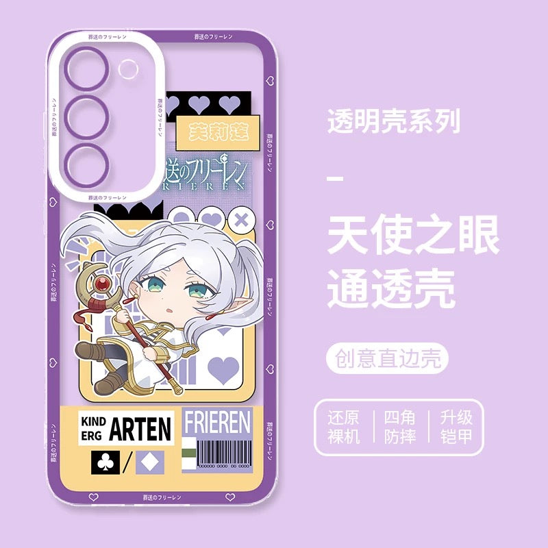 Japanese Anime FRIEREN Anime & Cute Purple Styles | Frieren 4 Styles - Phone Case Samsung Galaxy S26 S25 S24 S23 S22 S21 FE Ultra