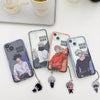 Japanese Anime Jujutsu Kaisen Clean Phone Case with Strap | Satoru Yuji Megumi Inumaki Toge - Phone Case Samsung Galaxy S26 S25 S24 S23 S22 S21 FE Ultra Edge