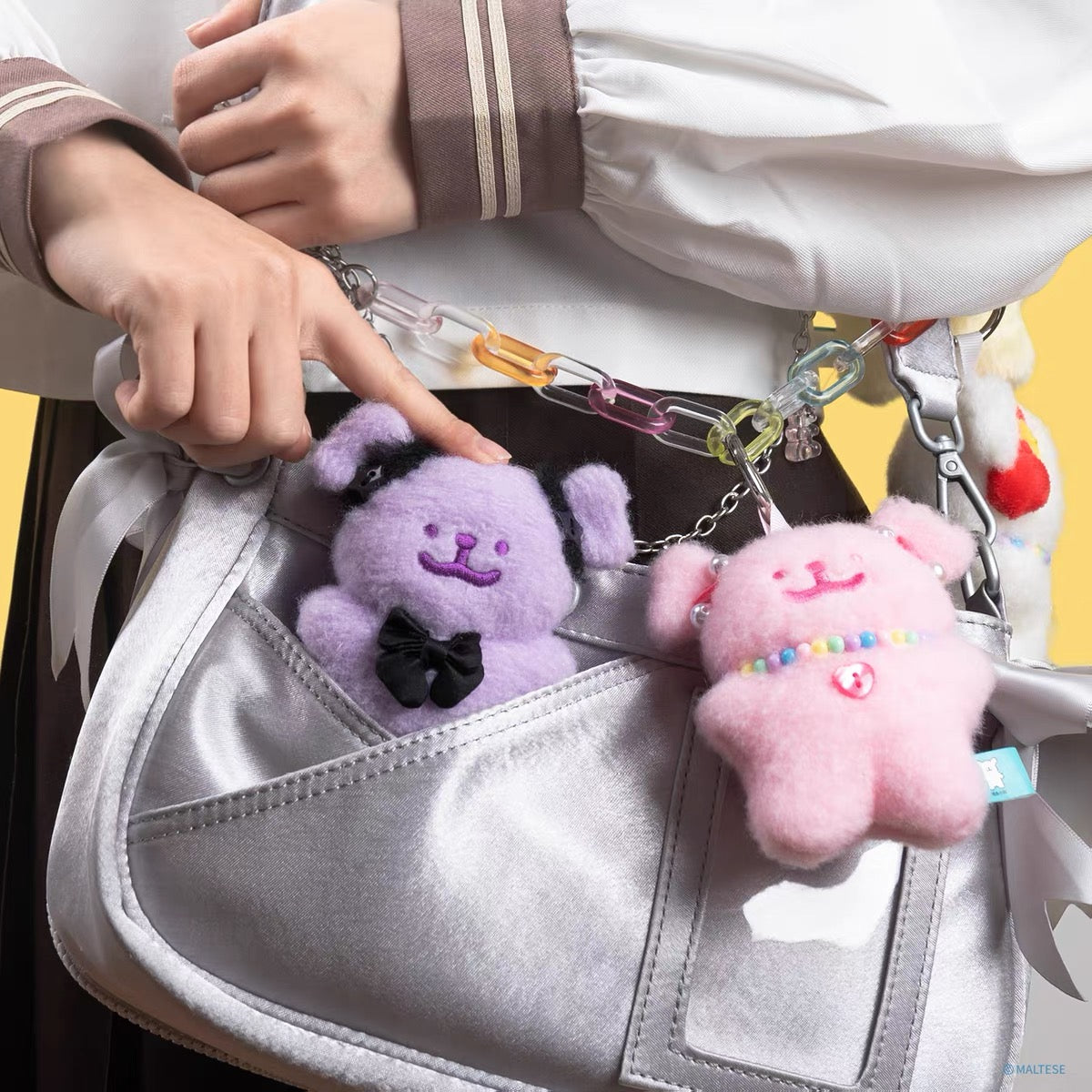 Maltese Puppy Plush Fruit Candy Keychain Series | Juice Maltese Gummies Plush Doll - Collectable Toys Mystery Blind Box