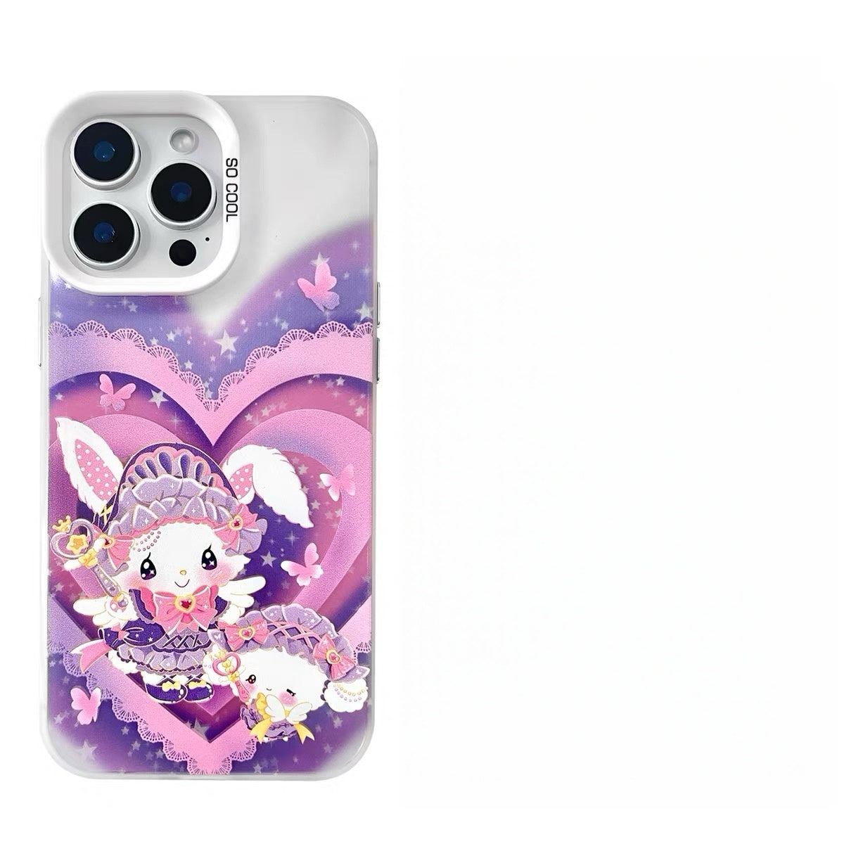 Japanese Cartoon Sanrio Magic Girl Lolita Laser Case | My Melody Kuromi Wish Me Mell & Cogimyun 3 Styles - Phone Case Samsung Galaxy S26 S25 S24 S23 S22 S21 FE Ultra Edge