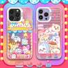 Japanese Cartoon ChiiKawa Fun Laser Case | Doll Clip Machine Sanrio Friends Chiikawa Hachiware Usagi Momonga Shisa Crab - iPhone Case PLUS SE2 11 12 13 14 15 16 16e 17 17e Pro Promax 12mini 13mini