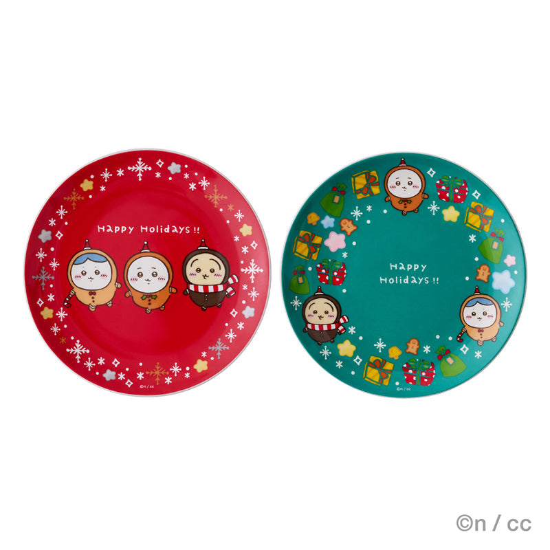 Japan ChiiKawa Christmas X Convenience Store Lottery | Prize A B C D E - ChiiKawa Hachiware Usagi Momonga Kurimanju Giant Plush Doll Cushion Keychain Plate Candle Crystal Ball Kawaii items Room Decoration KawaiiGiftLand