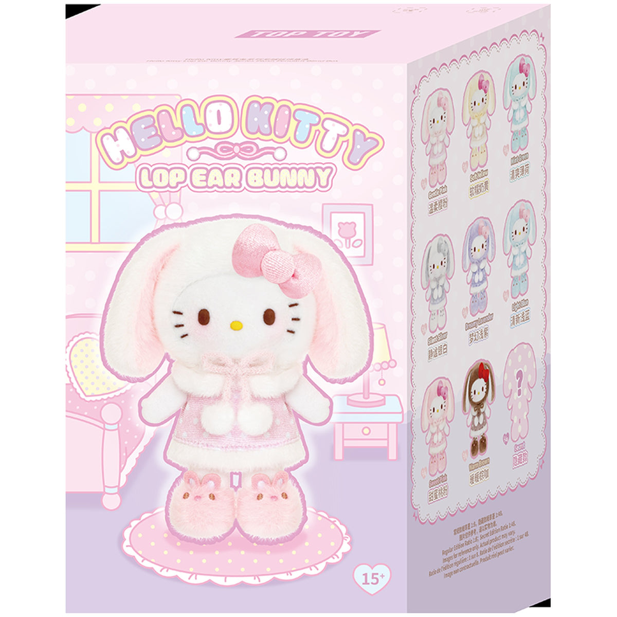 TOPTOY Hello Kitty Lop Ear Bunny blind box packaging